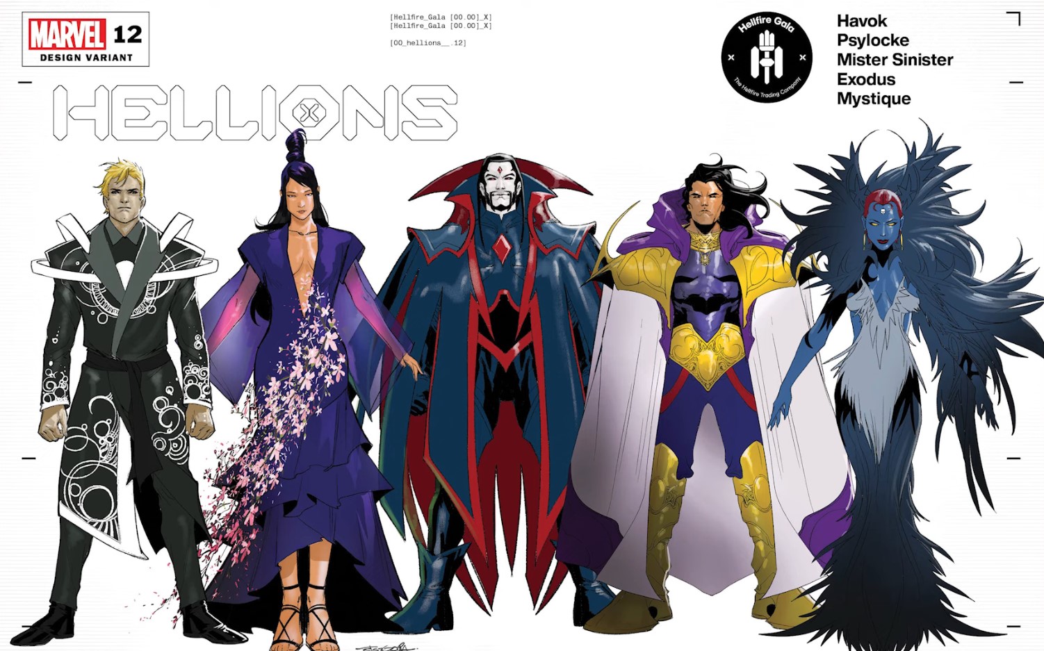 Hellfire gala outfits 2021 Hellions