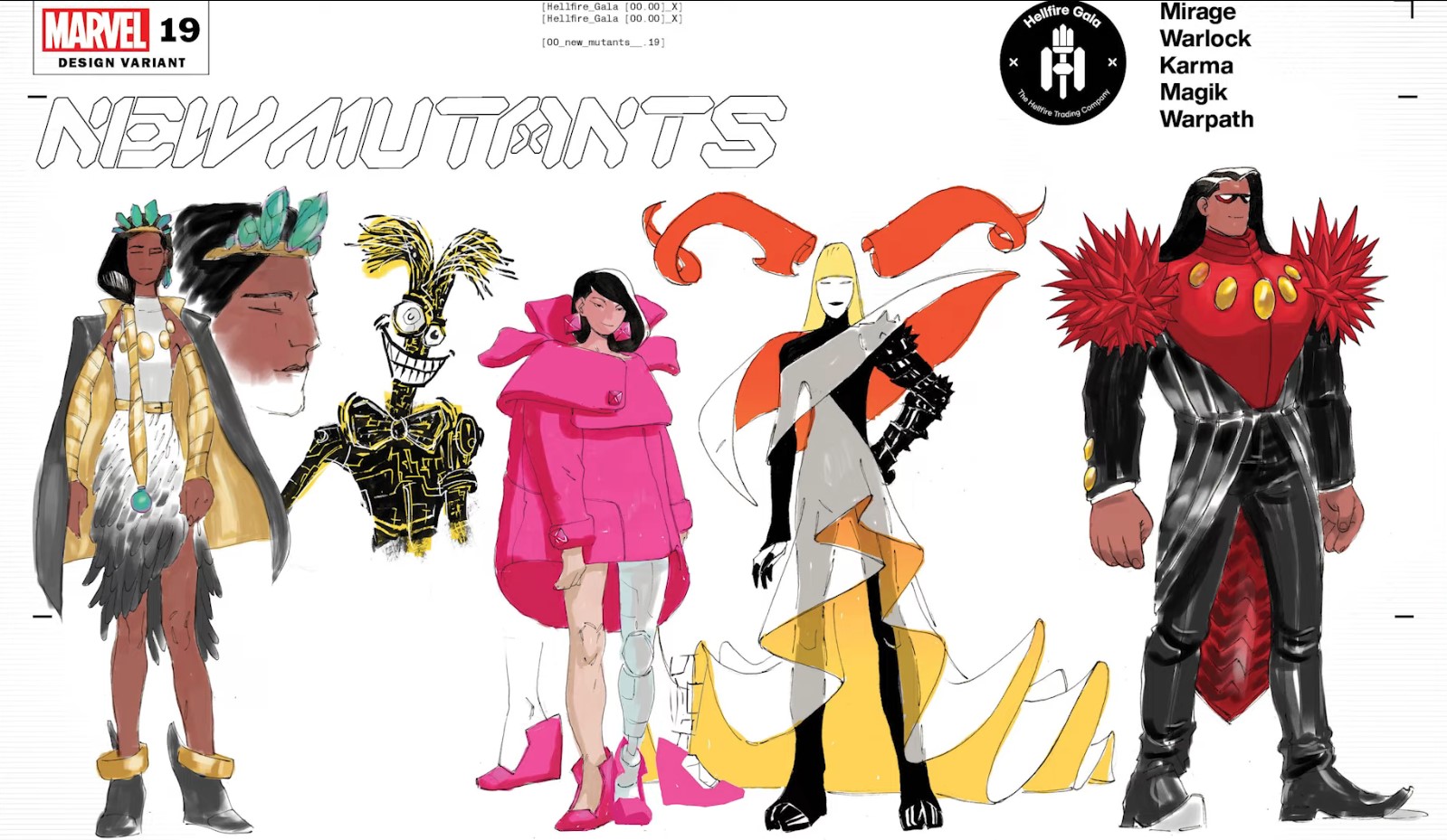 Hellfire gala outfits 2021 New Mutants