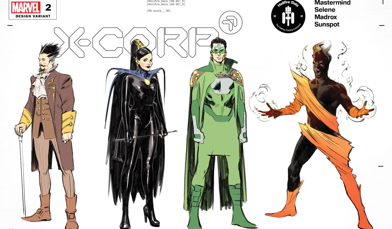 Hellfire gala outfits 2021 X-Corp