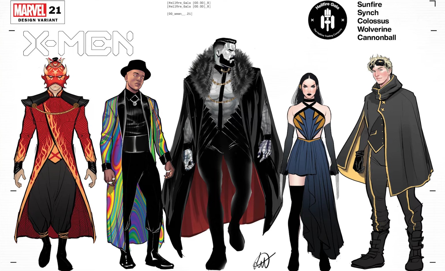 Hellfire gala outfits 2021 X-Men